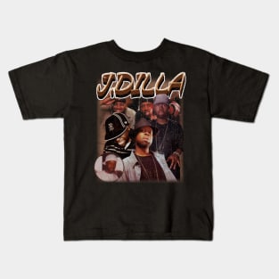 j dilla // vintage style model Kids T-Shirt